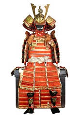 доспехи самурая, интерьерная уменьшенная копия