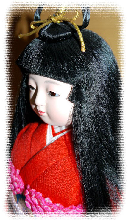 японская традиционная интерьерна кукла