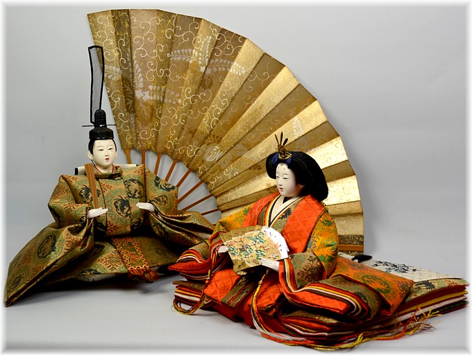 японские куклы Император и Императрица