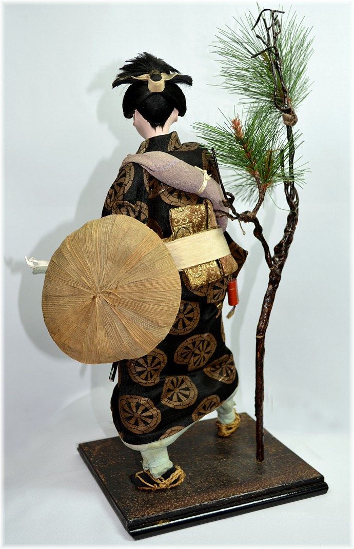 японская старинная кукла в САМУРАЙ