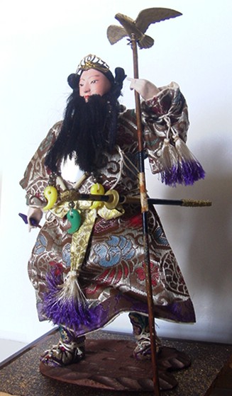 Jimmu Tenno, japanese antique doll
