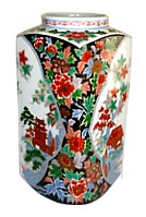 японская ваза с авторской росписью, 1910-20-е гг.