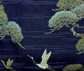 рисунок ткани мужского  кимоно