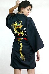 кимоно мини с вышивкой, сделано в Японии