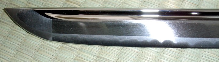 японский меч КАТАНА. Деталь рисунка хамона