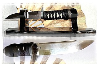 коллекционный нож авторский ручной работы Танто