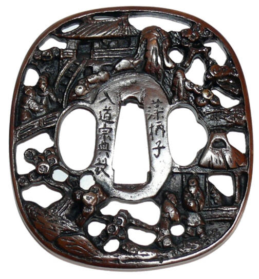 Самурайские мечи. Гарда японского меча цуба