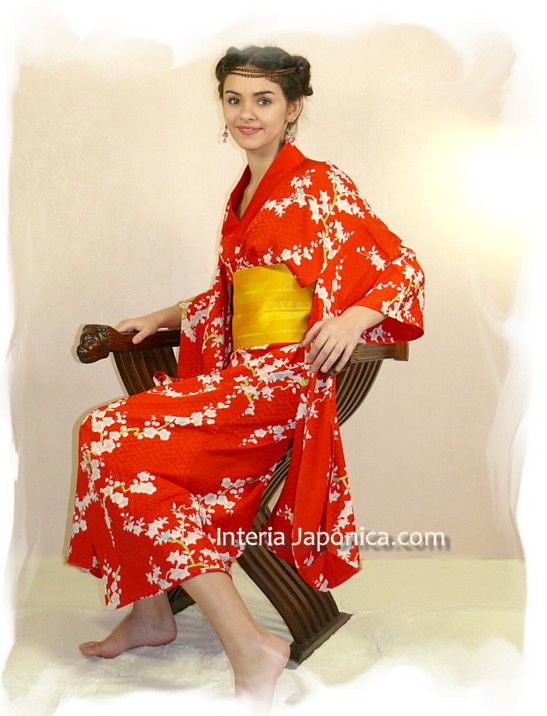 японское шелковое кимоно майко, 1930-е гг.